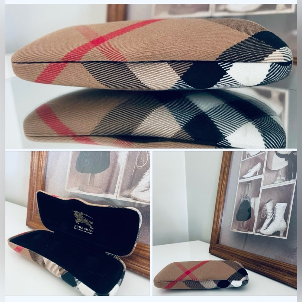 Burberry Nova-Check  hard clamshell case for eyeglasses